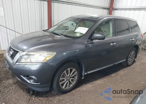 2014 Nissan Pathfinder S from USA, damaged, VIN 5N1AR2MN7EC714981